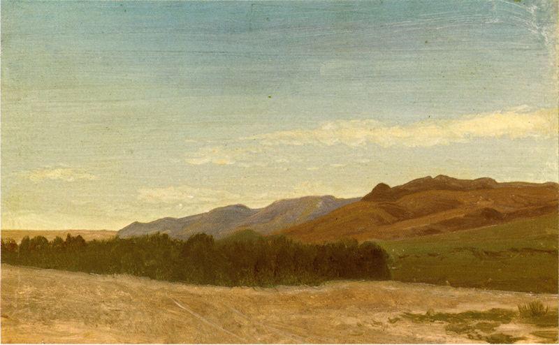Albert Bierstadt The_Plains_Near_Fort_Laramie Germany oil painting art